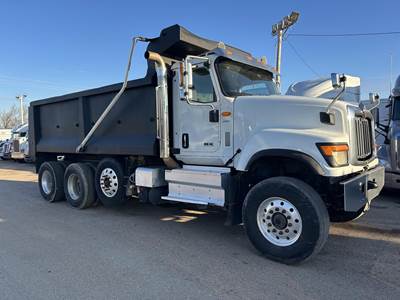 International HX Tri Axle Dump Truck - A26 430HP, Automatic, 17' Dump