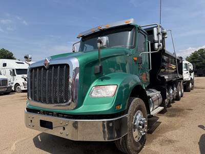 International HX Five Axle Dump Truck - Cummins 450HP, Automatic, 20' Dump