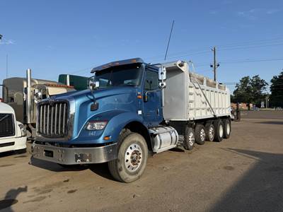 International HX Five Axle Dump Truck - Cummins 450HP, Amt, 19' Dump