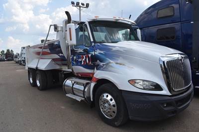 International ProStar Dump Truck - 450HP, 10 Speed Manual, 15' Dump