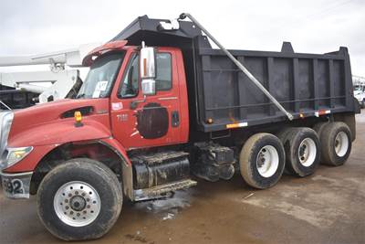 International WorkStar 7500 Tri Axle Dump Truck - HT530 330HP, 10 Speed Manual, 16' Dump