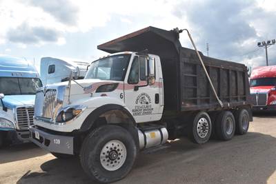 International WorkStar 7600 Tri Axle Dump Truck - Cummins 400HP, 8Ll Manual, 16' Dump