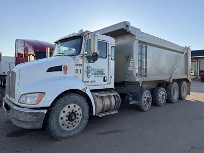 Kenworth T370 Quad Axle Dump Truck - Paccar 370HP, Automatic, 18' Dump