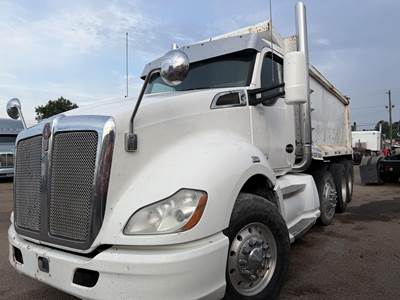 Kenworth T680 Tri Axle Dump Truck - Cummins 400HP, 10 Speed Ultrashift Amt, 16' Dump