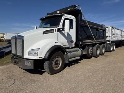 Kenworth T880 Tri Axle Dump Truck - Paccar 455HP, 8Ll Ultrashift Plus Amt, 16' Dump