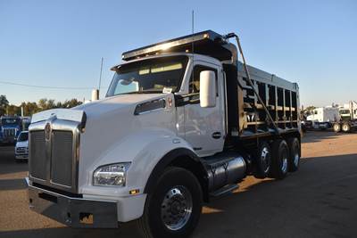 Kenworth T880 Tri Axle Dump Truck - Paccar 455HP, 8Ll Ultrashift Plus Amt, 16' Dump