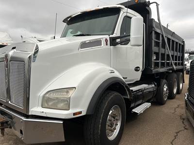 Kenworth T880 Tri Axle Dump Truck - Paccar 455HP, 8Ll Ultrashift Plus Amt, 16' Dump