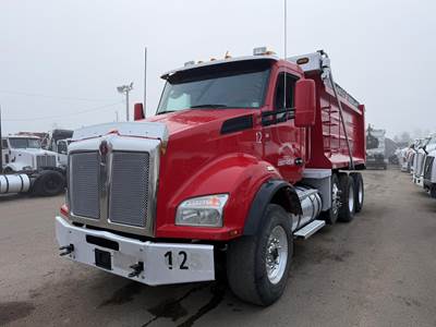 Kenworth T880 Tri Axle Dump Truck - Paccar 430HP, Automatic, 16' Dump