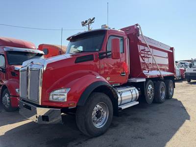 Kenworth T880 Tri Axle Dump Truck - Paccar 430HP, Automatic, 16' Dump