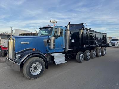 Kenworth W900 Five Axle Dump Truck - Caterpillar 475HP, 18 Speed Manual