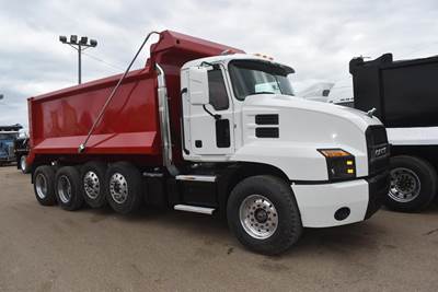 Mack Anthem 42T Quad Axle Dump Truck - MP8 445HP, 10 Speed Manual, 17' Dump