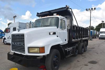 Mack CH613 Tri Axle Dump Truck - E7 350HP, 9 Speed Manual, 16' Dump