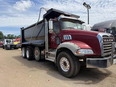 Mack Granite 64BT Tri Axle Dump Truck - MP8 455HP, 10 Speed Manual, 16' Dump