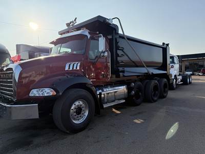 Mack Granite 64BT Tri Axle Dump Truck - MP8 455HP, 10 Speed Manual, 16' Dump