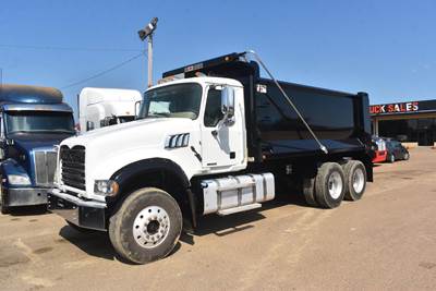 Mack Granite 64FR Dump Truck - MP7 405HP, Automatic, 16' Dump