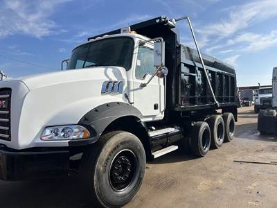 Mack Granite CT713 Tri Axle Dump Truck - 400HP, 10 Speed Manual, 16' Dump