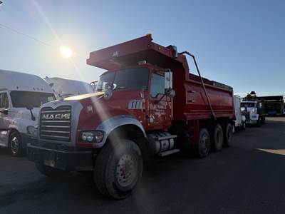 Mack Granite CTP713 Tri Axle Dump Truck - MP7 395HP, Automatic, 17' Dump