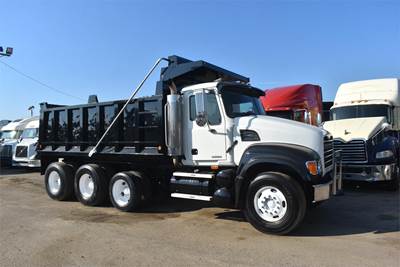 Mack Granite CV713 Tri Axle Dump Truck - 370HP, 9 Speed Manual, 16' Dump