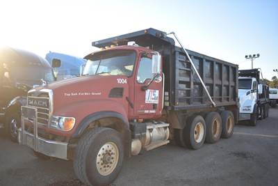 Mack Granite CV713 Tri Axle Dump Truck - 400HP, 10 Speed Manual, 16' Dump