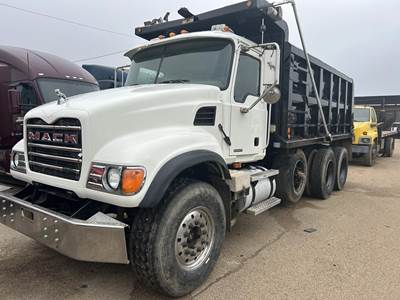 Mack Granite CV713 Tri Axle Dump Truck - 400HP, 9 Speed Manual, 16' Dump