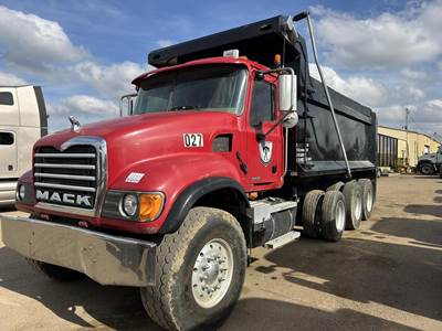 Mack Granite CV713 Tri Axle Dump Truck - 410HP, 10 Speed Manual, 16' Dump