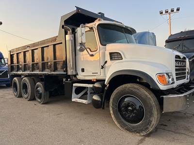 Mack Granite CV713 Tri Axle Dump Truck - 400HP, 10 Speed Manual, 16' Dump