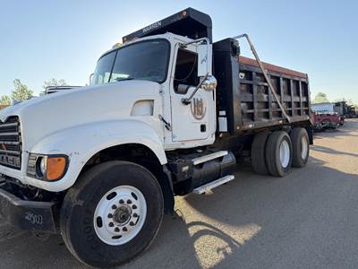 Mack Granite CV713 Tri Axle Dump Truck - 370HP, 9 Speed Manual, 15' Dump