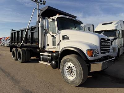 Mack Granite CV713 Dump Truck - 370HP, 8Ll Manual, 16' Dump