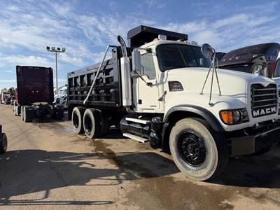 Mack Granite CV713 Tri Axle Dump Truck - 370HP, 9 Speed Manual, 15' Dump