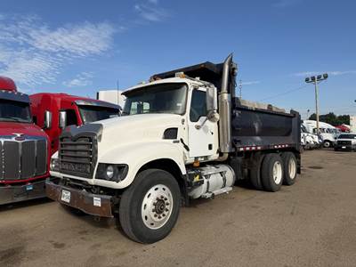 Mack Granite CV713 Dump Truck - 370HP, 13 Speed Manual, 16' Dump