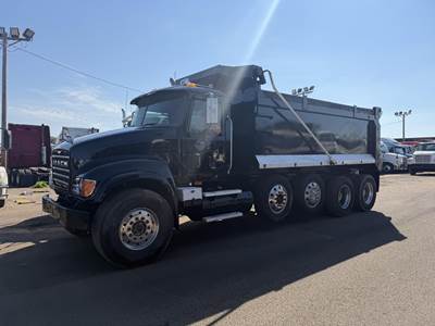 Mack Granite CV713 Tri Axle Dump Truck - 370HP, 10 Speed Manual, 17' Dump