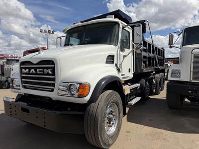 Mack Granite CV713 Quad Axle Dump Truck - 370HP, 10 Speed Manual