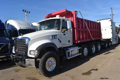 Mack Granite GU713 Tri Axle Dump Truck - MP8 415HP, 13 Speed Manual, 16' Dump