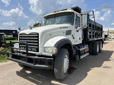 Mack Granite GU713 Dump Truck - MP8 455HP, 9 Speed Manual, 15.5' Dump