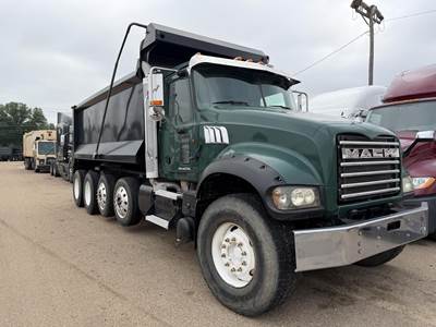 Mack Granite GU713 Quad Axle Dump Truck - MP7 395HP, Automatic, 17' Dump