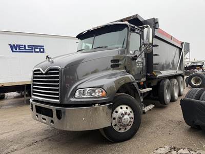 Mack Pinnacle CXU612 Tri Axle Dump Truck - MP8 425HP, 10 Speed Manual, 16' Dump