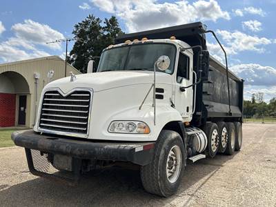 Mack Pinnacle CXU613 Quad Axle Dump Truck - MP8 485HP, 13 Speed Manual, 17' Dump
