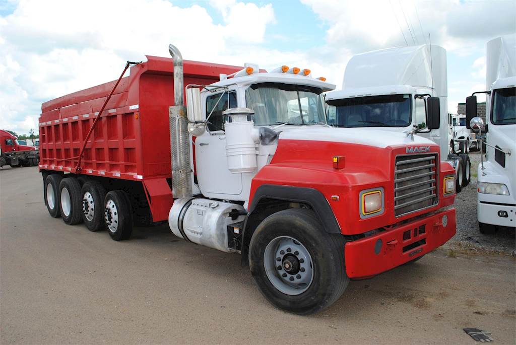 1999 Mack RD688S Quad Axle Dump Truck E7 350HP, 13 Speed Manual, 18