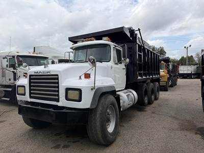 Mack RD688S Tri Axle Dump Truck - E7 350HP, 9 Speed Manual, 16' Dump