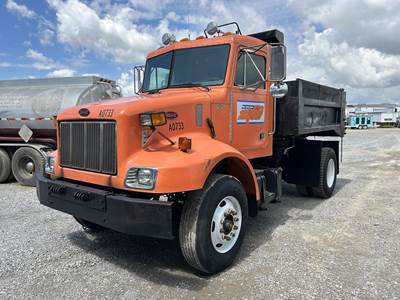 Peterbilt 330 Single Axle Dump Truck - Caterpillar 250HP, Automatic, 10' Dump