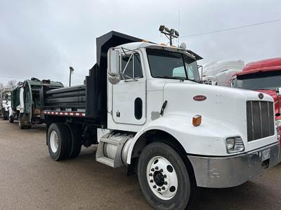 Peterbilt 330 Single Axle Dump Truck - Caterpillar 250HP, Automatic, 10' Dump