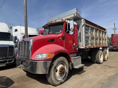 Peterbilt 335 Dump Truck - Caterpillar 300HP, 10 Speed Manual, 15' Dump