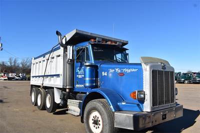 Peterbilt 357 Tri Axle Dump Truck - Caterpillar 350HP, 8LL, 16' Dump