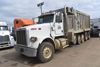 Peterbilt 367 Five Axle Dump Truck - Cummins 450HP, 8Ll Manual, 20' Dump