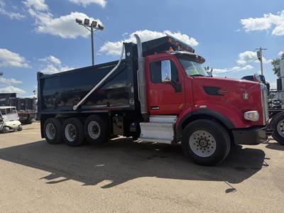 Peterbilt 367 Tri Axle Dump Truck - Paccar 455HP, 8Ll Manual, 16' Dump