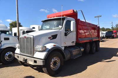 Peterbilt 567 Tri Axle Dump Truck - Paccar 445HP, Automatic, 16' Dump