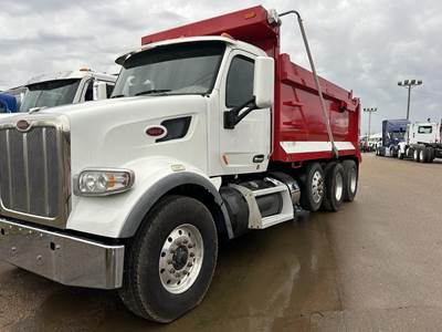 Peterbilt 567 Tri Axle Dump Truck - Paccar 445HP, Automatic, 16' Dump