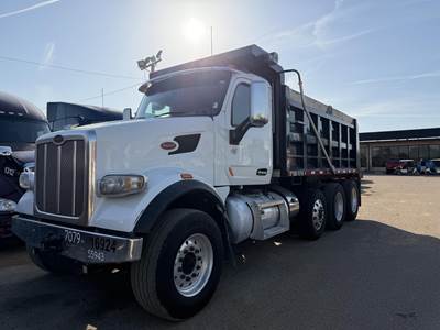 Peterbilt 567 Tri Axle Dump Truck - Paccar 455HP, Automatic, 17' Dump