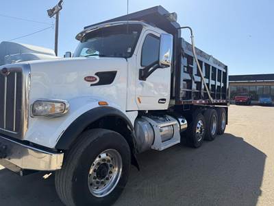 Peterbilt 567 Tri Axle Dump Truck - Paccar 455HP, Automatic, 17' Dump