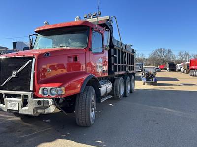 Volvo VHD84B200 Tri Axle Dump Truck - D12 465HP, 8Ll Manual, 16' Dump